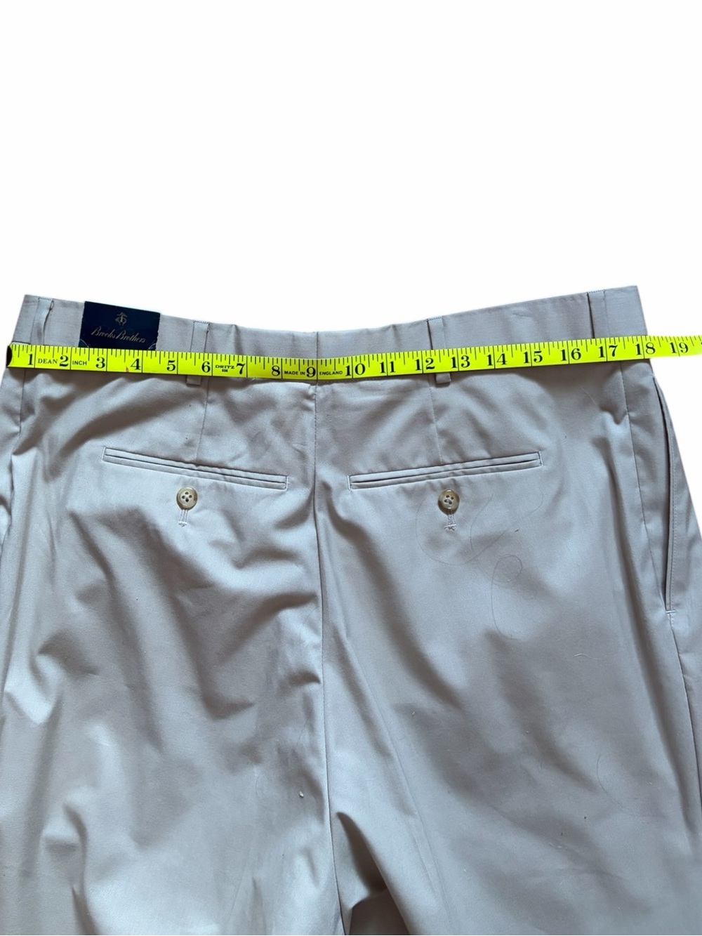 Brooks Brothers 1818 navy Madison pleated wool pants 43 x 33‎ - Picture 4 of 7